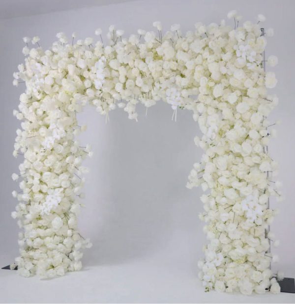 White Floral Arch - 8x8