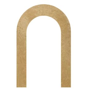 Collapsible Ripple Wood Panel 7ft With Opening